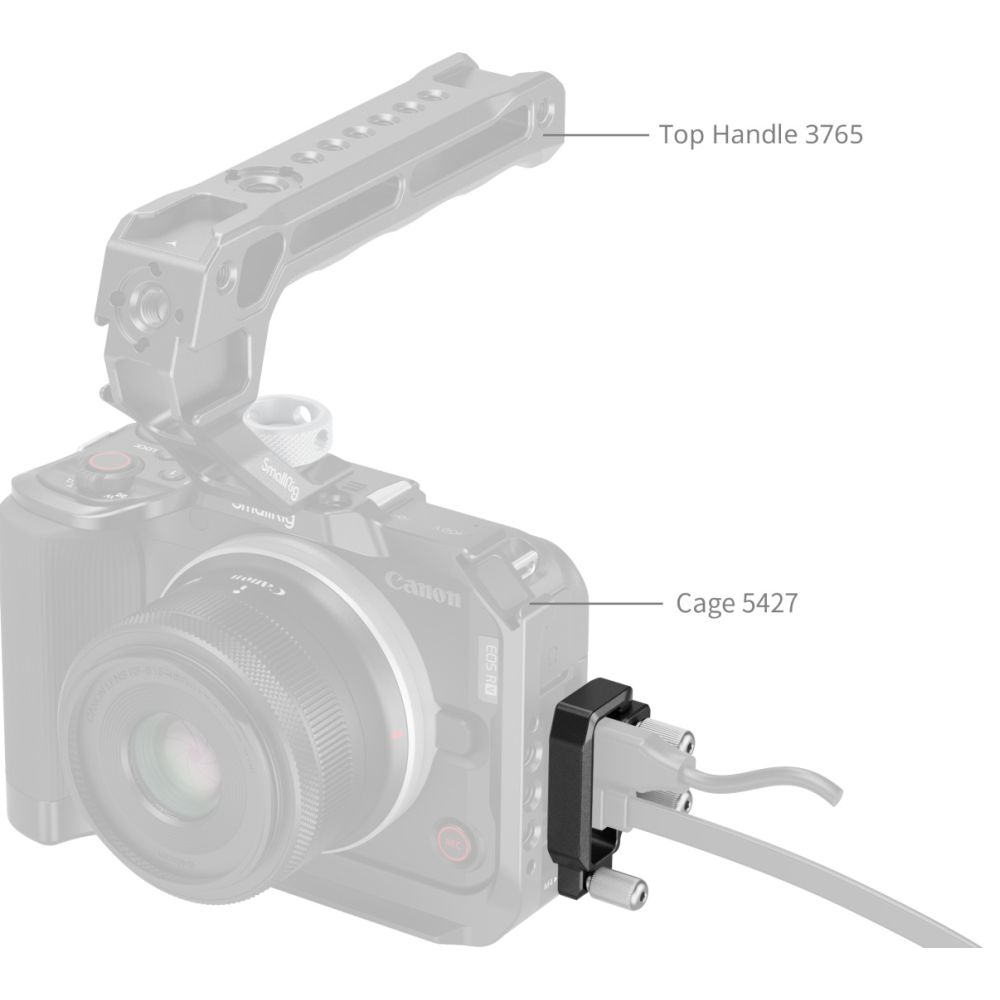 SmallRig 5534 HDMI & USB-C Kabelklemme für Canon EOS R50 V Käfig