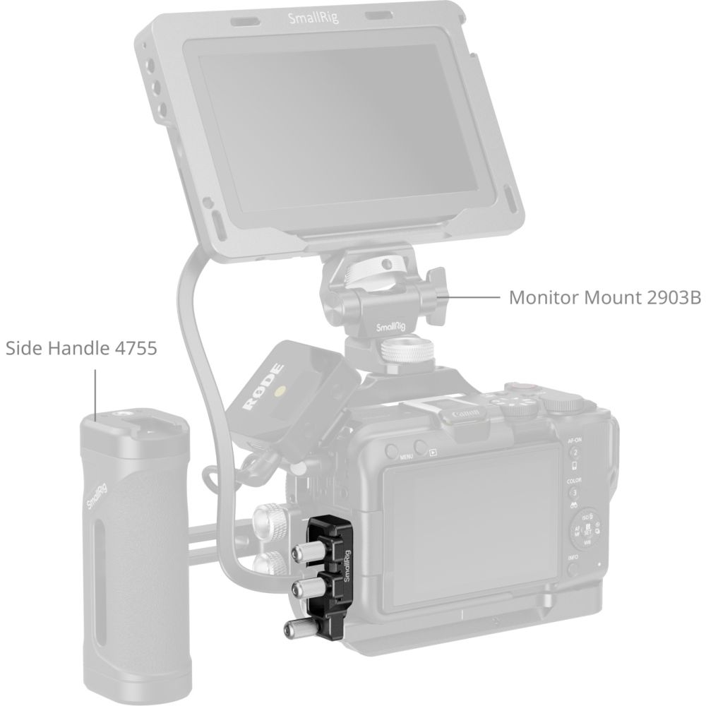 SmallRig 5534 HDMI & USB-C Kabelklemme für Canon EOS R50 V Käfig
