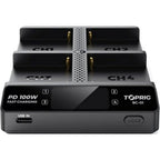 Accsoon TopRig 100W 4-Bay NP-F Schnellladegerät