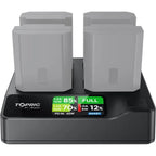 Accsoon TopRig 100W 4-Bay NP-FZ100 Fast Chargeur (Chargeur Rapide)