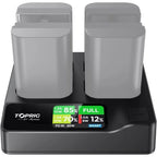Accsoon TopRig 100W 4-Bay LP-E6 Fast Charger