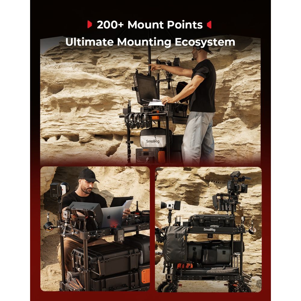 SmallRig MD4573 36" Leichter Kamerawagen für die Videoproduktion