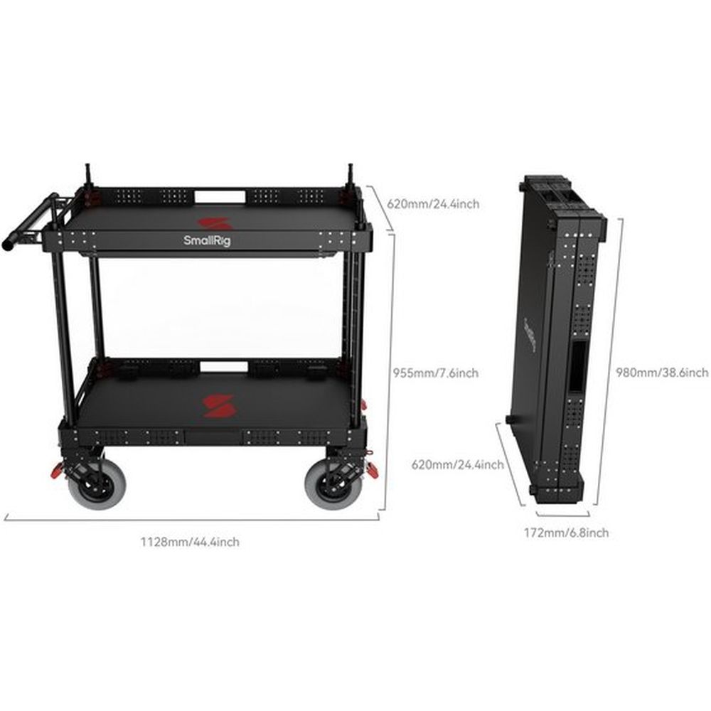 SmallRig MD4573 36" Leichter Kamerawagen für die Videoproduktion