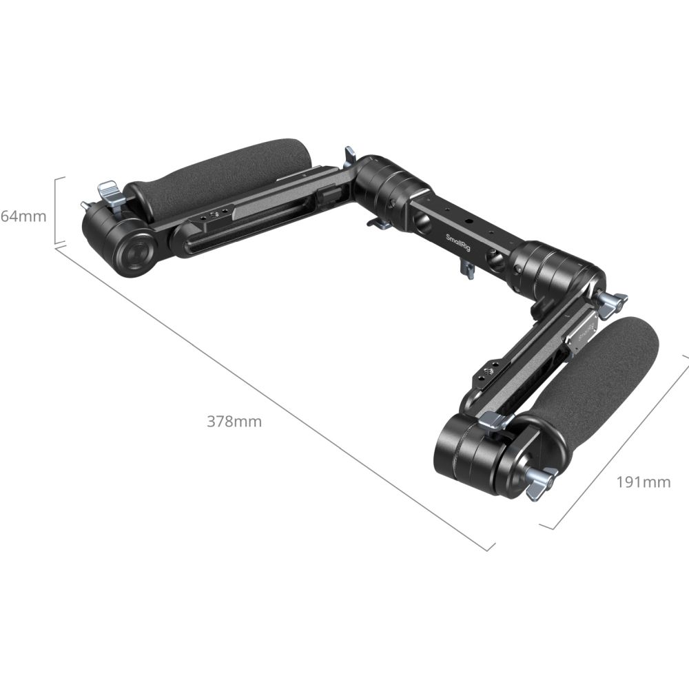 SmallRig 5205 Shoulder Rig Dual-Handle für 15mm LWS Ruten
