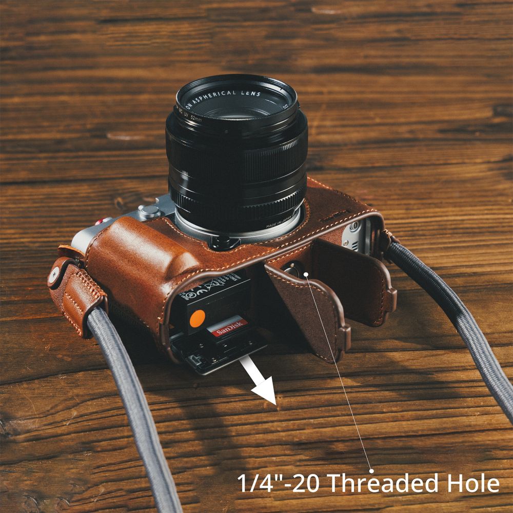 SmallRig 5449 Leather Case Kit for Fujifilm X-E5, brown