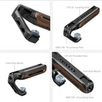 SmallRig 5250 Oberer Holzgriff mit Cold Shoe Mount