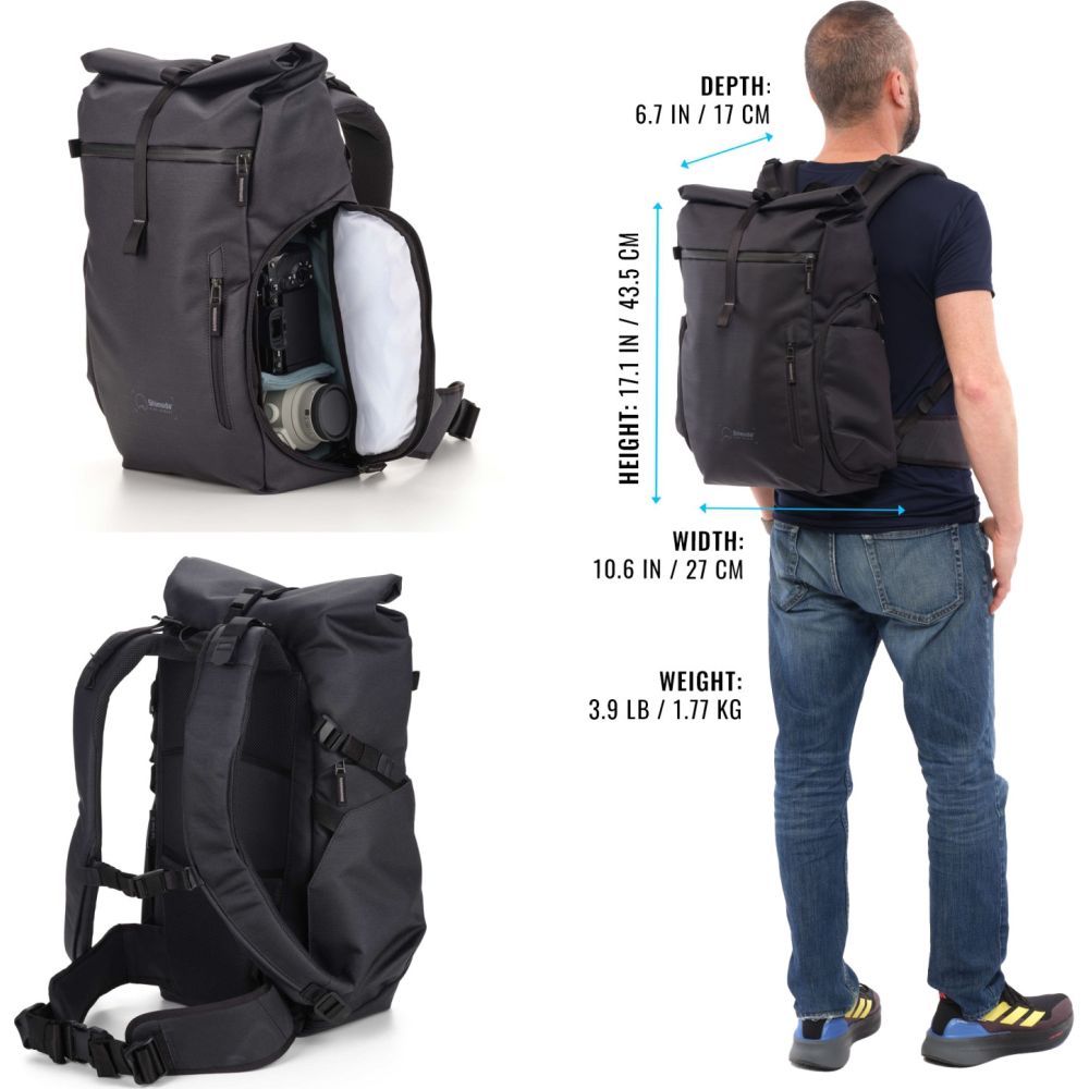 Shimoda Rucksack Side Street 22 Starterset - anthrazit - 520-380