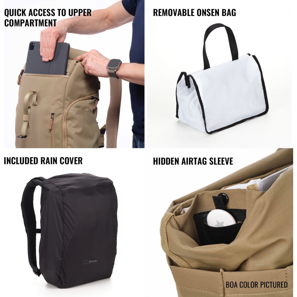 Shimoda Rucksack Side Street 22 Starterset - anthrazit - 520-380