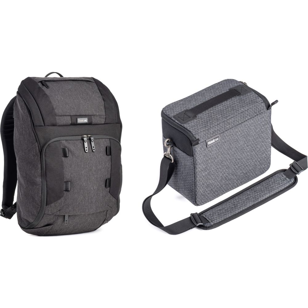 Think Tank SpeedTop Kit de sac à dos 20 avec Stash Master S, Graphite