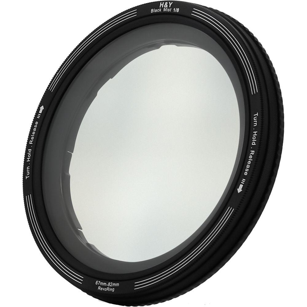 H&Y RevoRing Noir promist 1/8 Filtre (67-82mm)