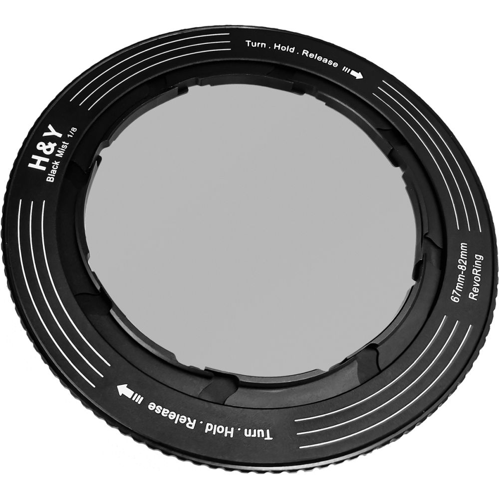 H&Y RevoRing Noir promist 1/8 Filtre (67-82mm)