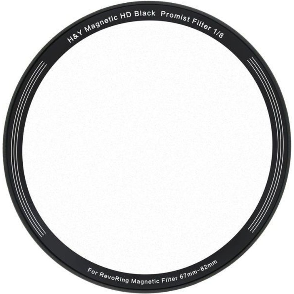 H&Y Filtre magnétique noir à clip 1/8 pour RevoRing 67-82mm