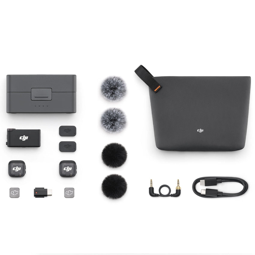 DJI Mic 3 (2 TX + 1 RX + étui de chargement)