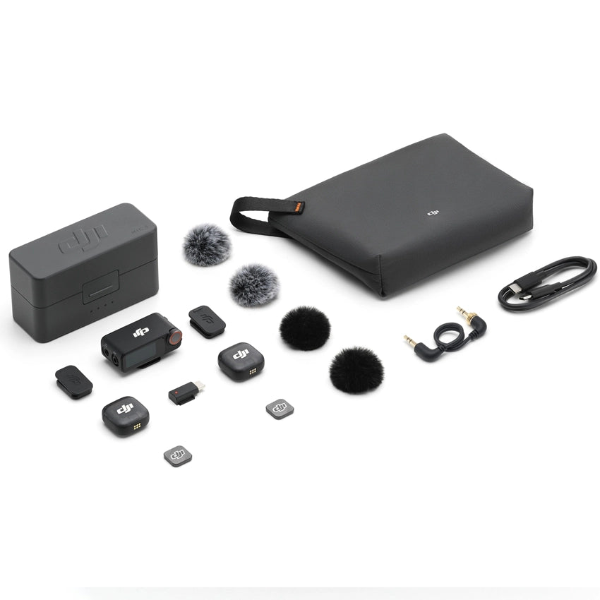 DJI Mic 3 (2 TX + 1 RX + étui de chargement)