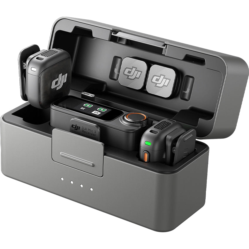 DJI Mic 3 (2 TX + 1 RX + étui de chargement)