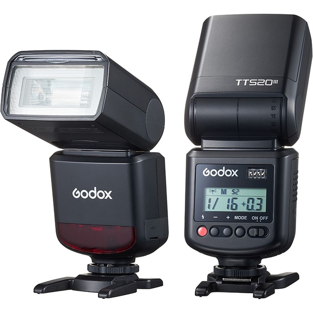 Godox TT520III Camera Flash with LCD Screen