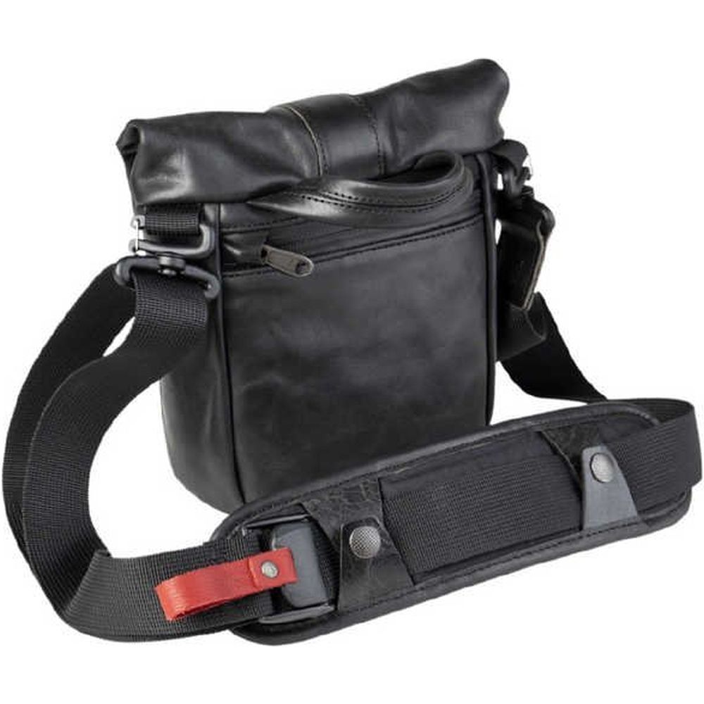 Wotancraft Pilot Reisekameratasche 2L - schwarzes Leder