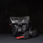 Wotancraft Pilot Reisekameratasche 2L - schwarzes Leder