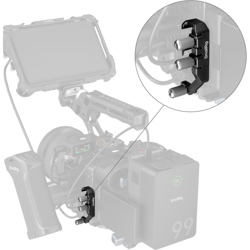 SmallRig 5592 USB-C & MULTI Kabelklemme für Käfige für Sony FX2