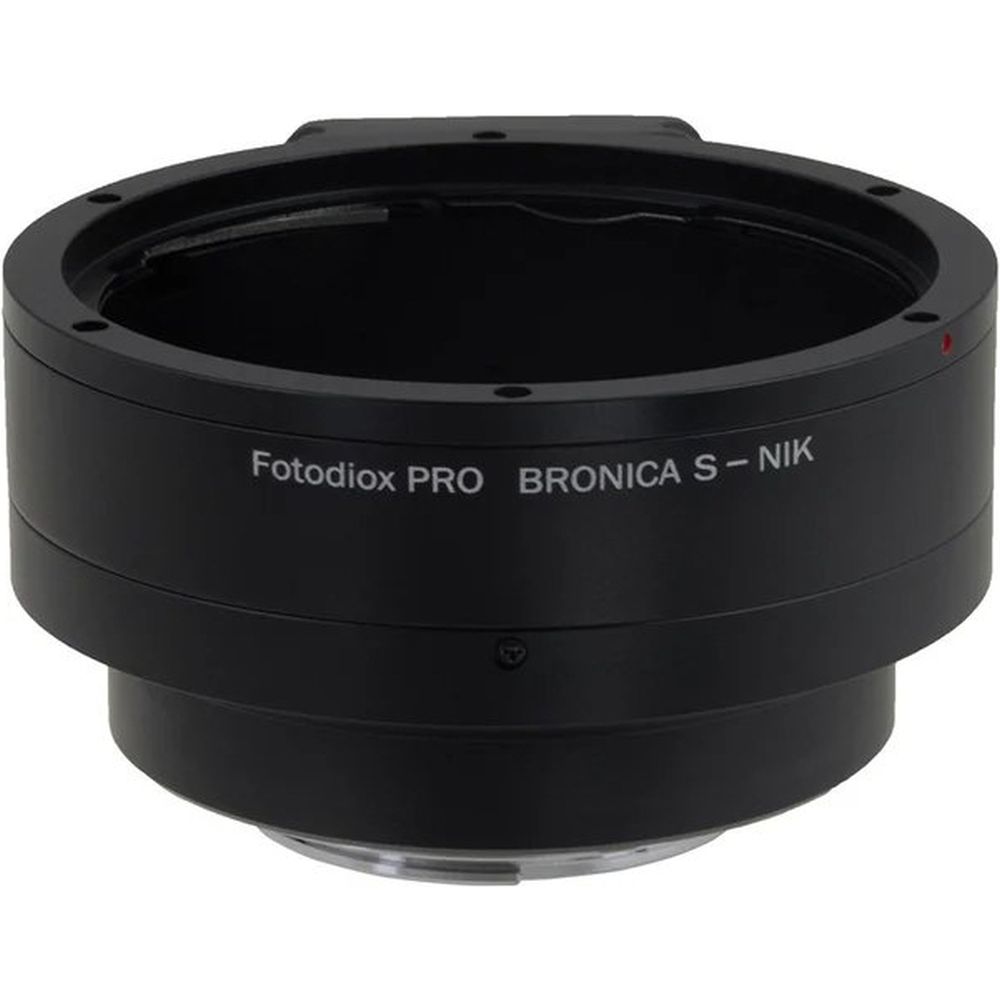 Fotodiox Pro Adaptateur de monture d'objectif : objectif Bronica S SLR vers boîtier d'appareil photo reflex Nikon à monture F