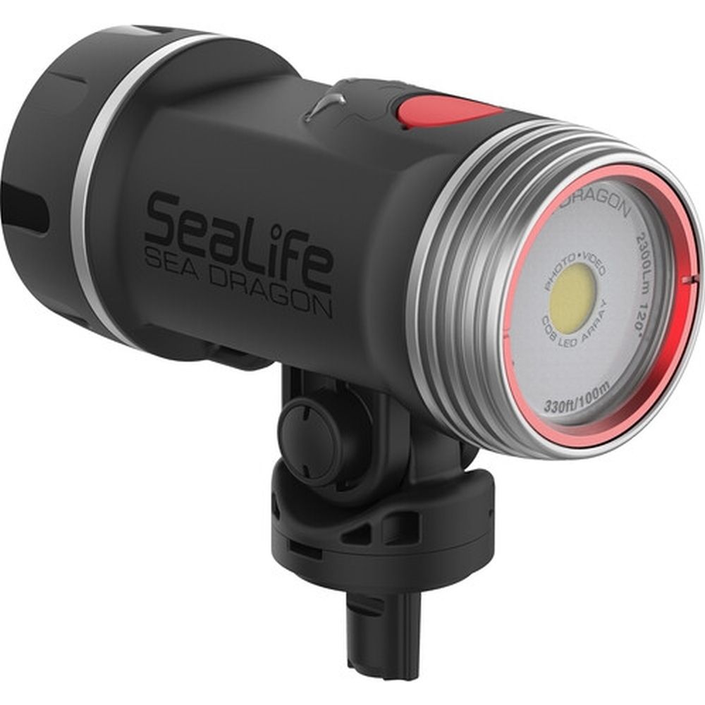 SeaLife Sea Dragon 2300F Kit d'éclairage photo/vidéo (avec poignée, plateau simple et étui)