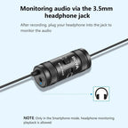 Boya BY-M1 Pro II Microphone à Pince