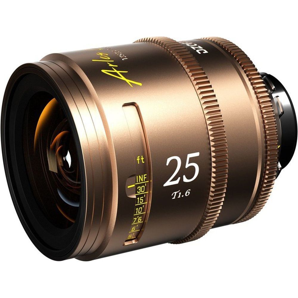 DZOFilm Arles Lustre 25mm FF/VV Objectif cinéma Prime à monture PL (mètre)