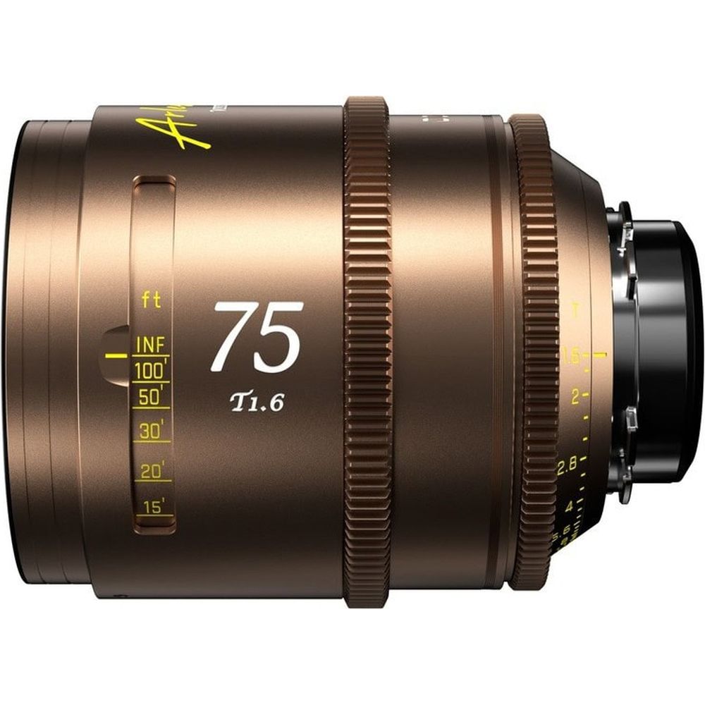 DZOFilm Arles Lustre 75mm FF/VV Objectif cinéma Prime à monture PL (mètre)