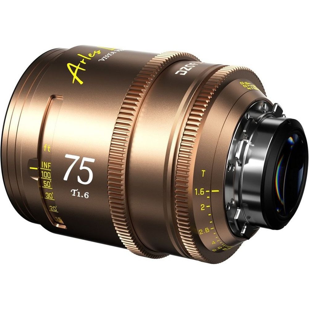 DZOFilm Arles Lustre 75mm FF/VV Objectif cinéma Prime à monture PL (mètre)