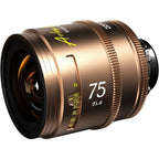 DZOFilm Arles Lustre 75mm FF/VV Objectif cinéma Prime à monture PL (mètre)