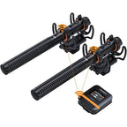 Comica VM40COMBO Microphone Canon sans Fil Double Canal + 32 Go de Mémoire Intégrée