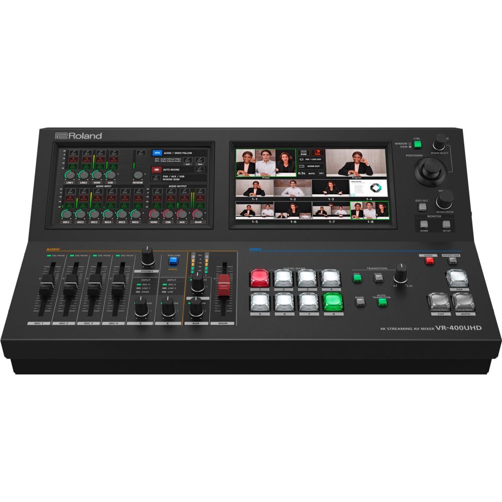 Roland VR-400UHD 4K-Streaming-Mixer