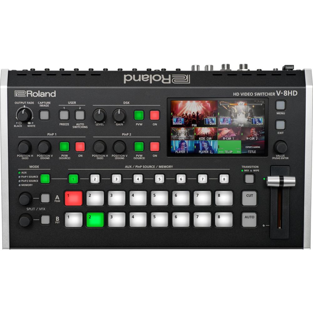 Roland V-8hd 8-Kanal-Kompakt-Full-HD-Video-Switcher