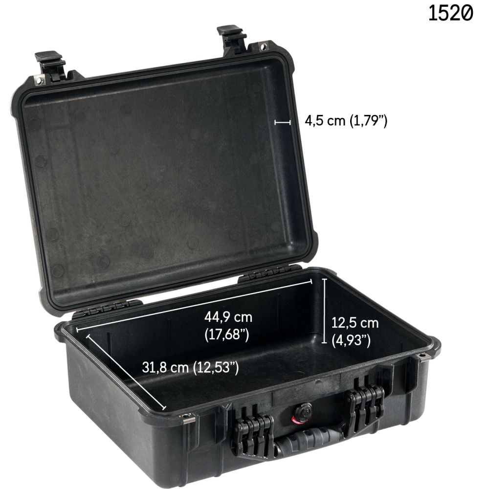 Peli 1520 Mousse noire