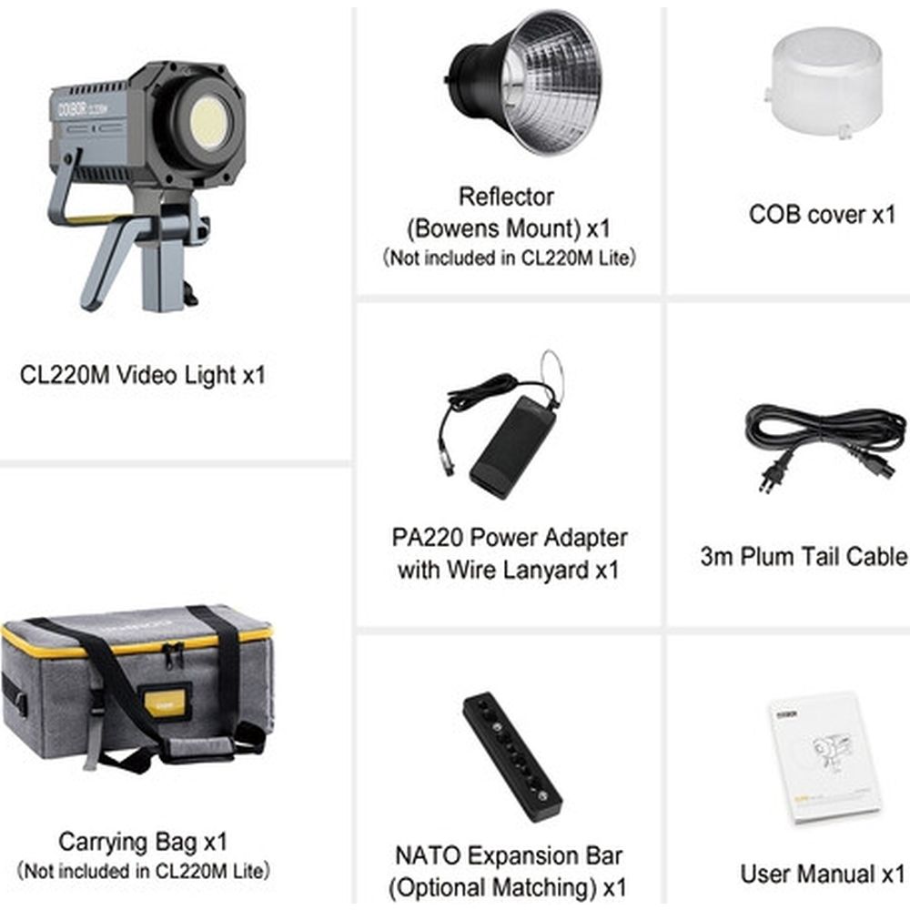 Colbor CL220M Lampe vidéo COB