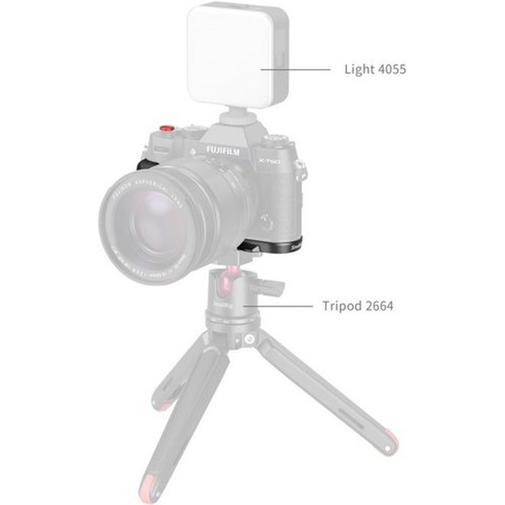 SmallRig 4783C Silikon-L-Griff für Fujifilm X-T50 (schwarz)