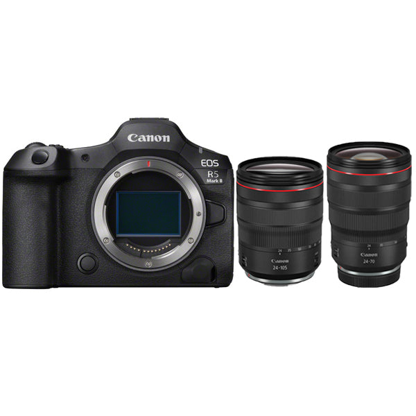 Canon EOS R5 mark II + RF 24-105mm f/4L IS USM + RF 24-70mm f/2.8L IS USM