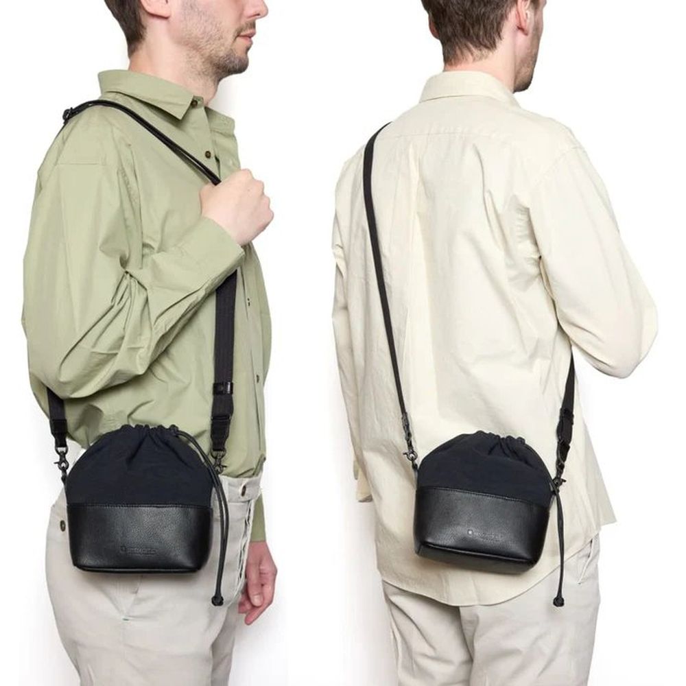 Artisan & Artist ACAM CP210 Kameratasche Leder/Stoff schwarz
