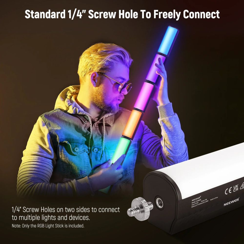 Neewer TL96 Lampe magnétique LED RGB