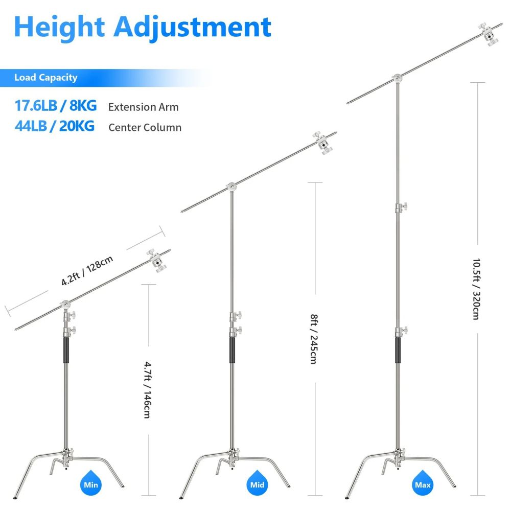 Neewer SC320 Support C premium avec bras d'extension