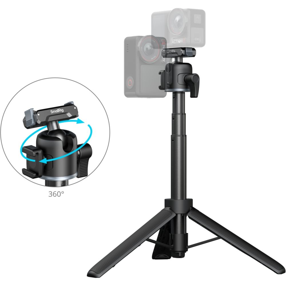 SmallRig 5435 Trépied-poignée pour caméras d'action