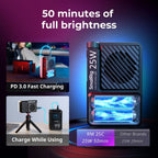 SmallRig 5357 RM 25C Mini lampe vidéo LED, noire