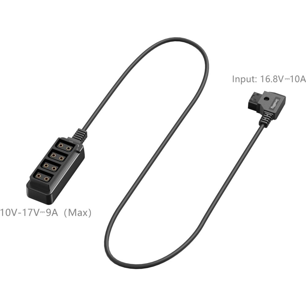 SmallRig 4831 D-Tap Câble d'alimentation 1 à 4