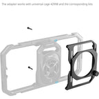 SmallRig 5277 67mm Threaded Filter Adapter with Detachable Sunhoods for Universal Phone Cage (4299B)