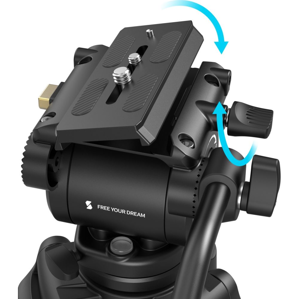 SmallRig 5441 AD14 Trépied robuste en fibre de carbone