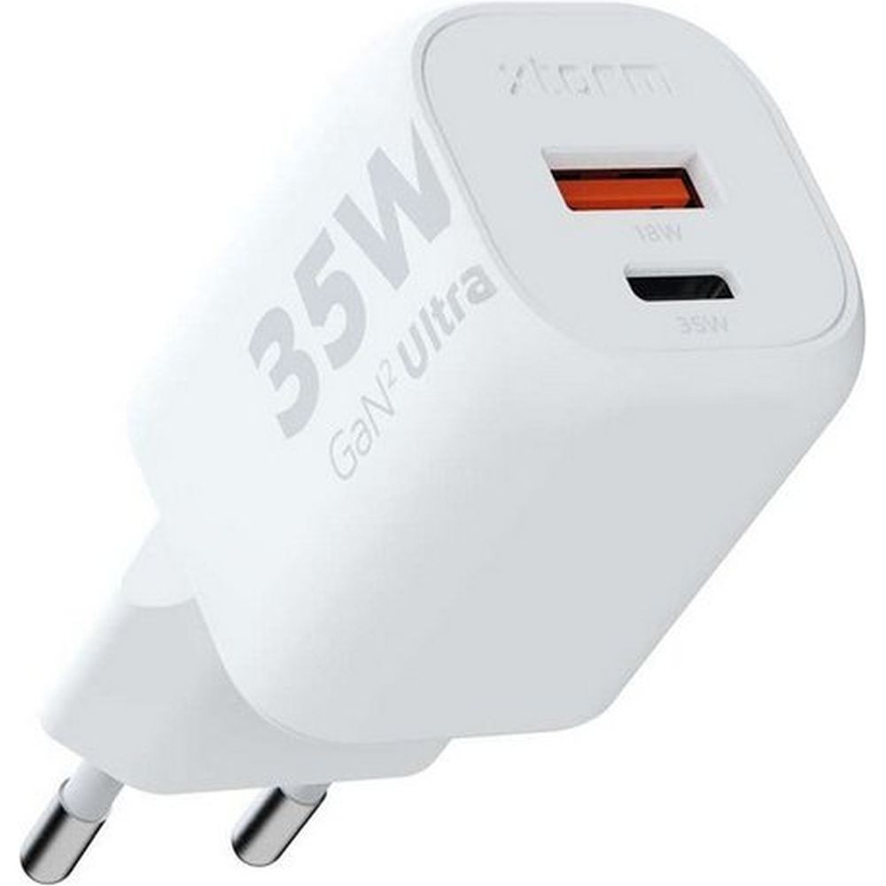 Xtorm Chargeur rapide 35 W GaN2 Ultra Adaptateur, blanc