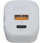 Xtorm Chargeur rapide 35 W GaN2 Ultra Adaptateur, blanc