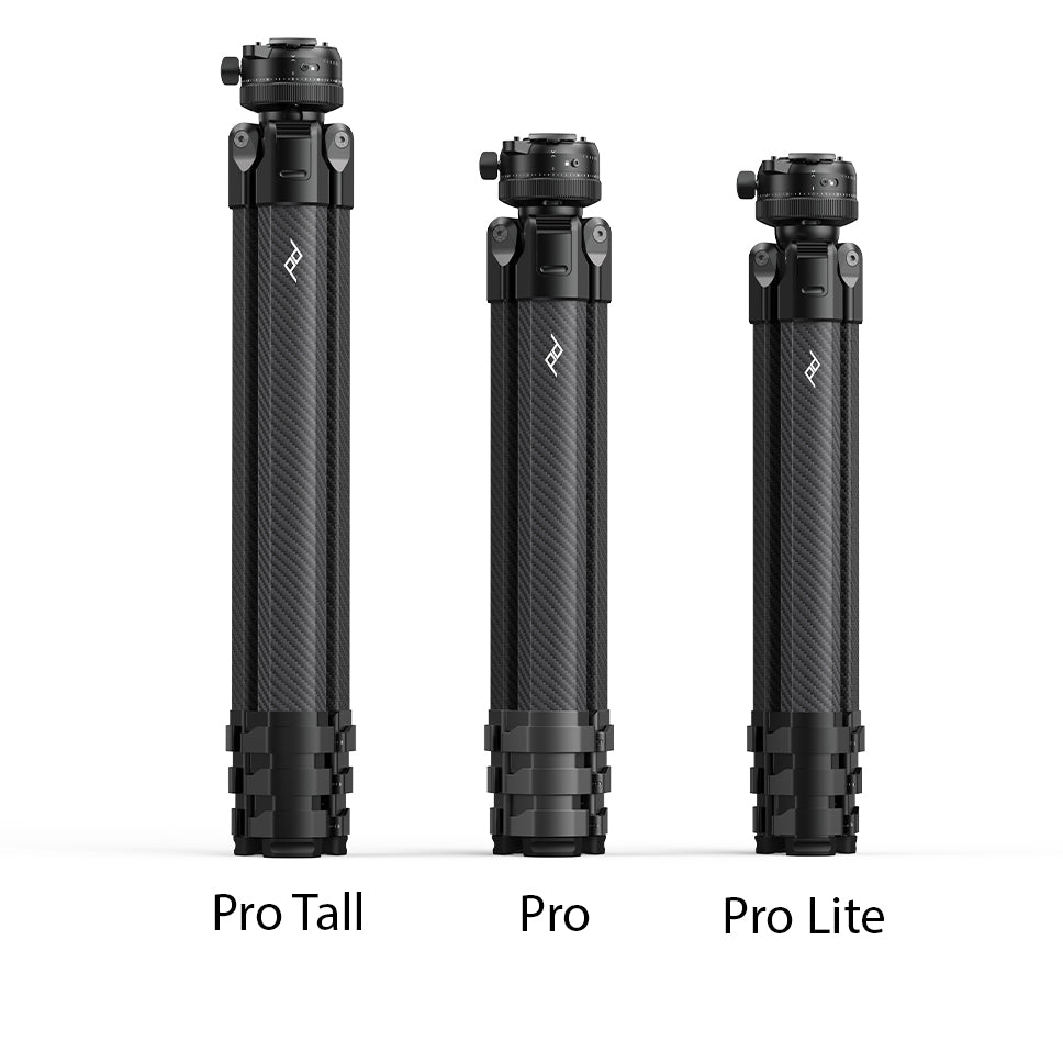 Peak Design Pro Tall Tripod - Black
