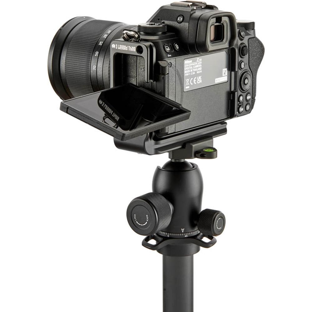 3 Legged Thing ZADIE QD 107mm Arca QD L-Winkel Dunkel/Matt Schwarz für Nikon Z6 III