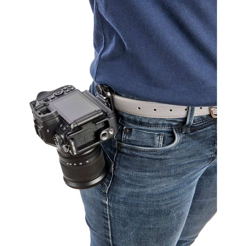 3 Legged Thing ZADIE QD 107mm Arca QD L-Winkel Dunkel/Matt Schwarz für Nikon Z6 III